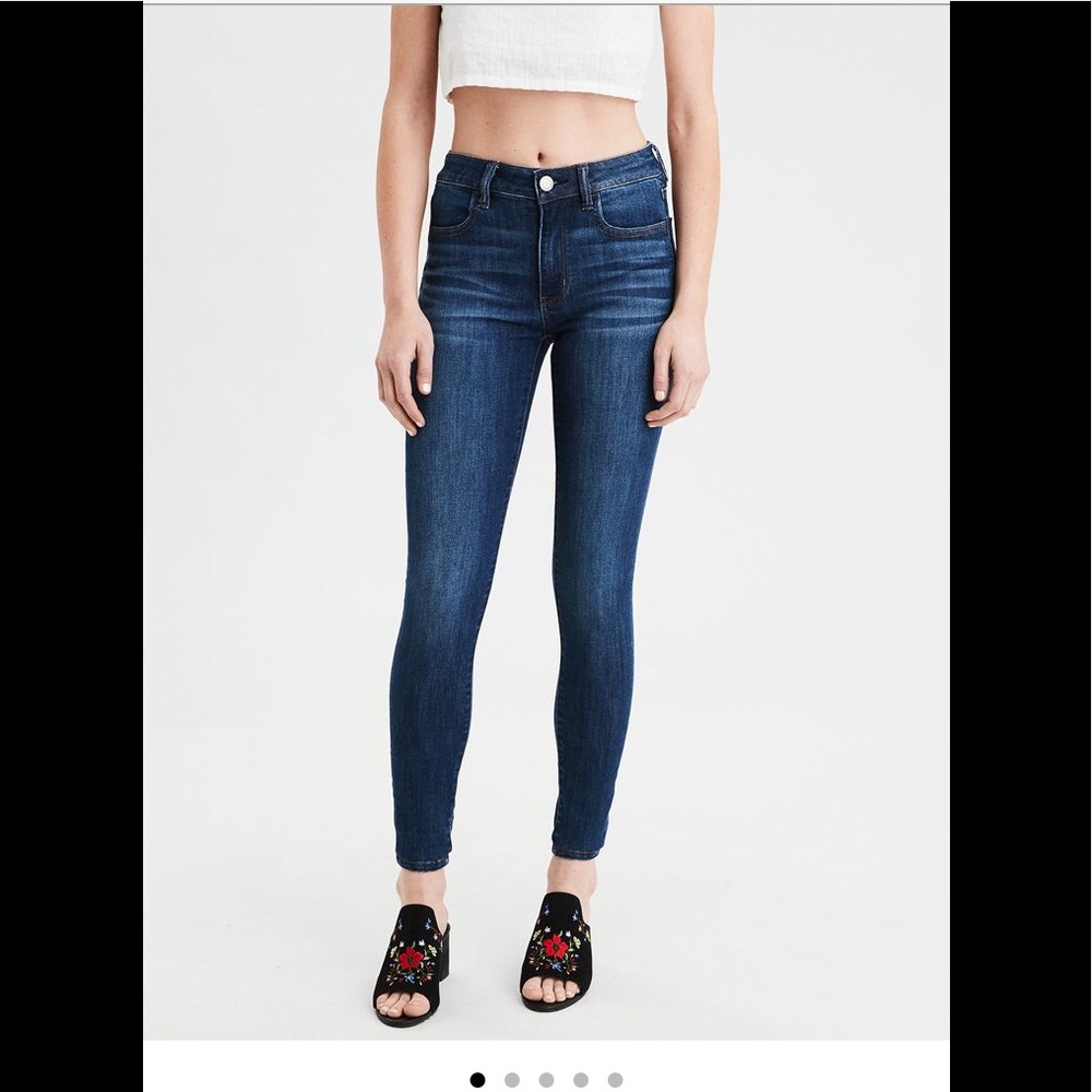 American Eagle High Rise Jeggings size 6